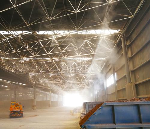 武汉水泥厂房除尘设备-工业厂房喷雾除尘装置-雾化除尘