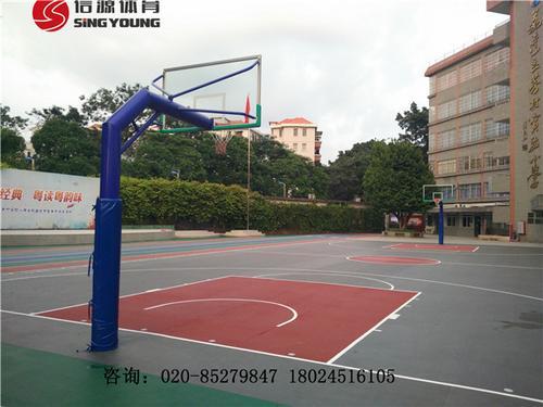 海南海口三亚篮球场施工建设及篮球场材料价格厂家