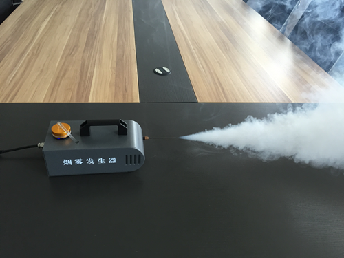 雾霾PM2.5模拟发烟机小型便携式可移动净化器效果展示烟雾器