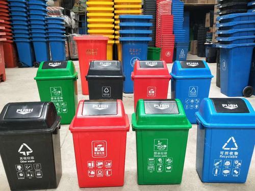 西安厨余垃圾桶厂家印字，绿色厨余垃圾分类桶上市