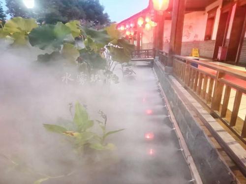 川渝地区新一代夏季降温设备-水造冷雾造景价格-雾景艺术小品