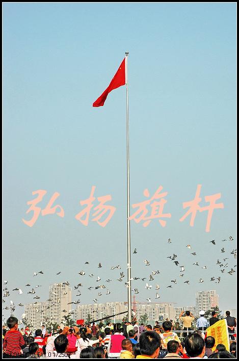 淮南学校锥形旗杆制造厂家铸造辉煌立旗杆美名扬