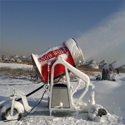 德州仿自然降雪国产高温造雪机设备提高游客体验感