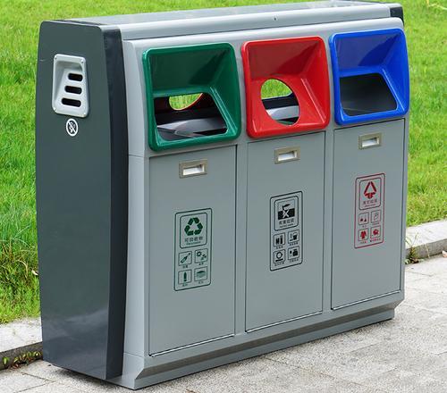西安四分类垃圾桶新款上市，红蓝绿灰四种颜色可选