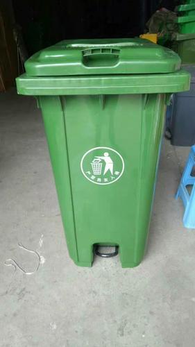平凉分类垃圾桶厂家定制**脚踏式四色塑料垃圾桶
