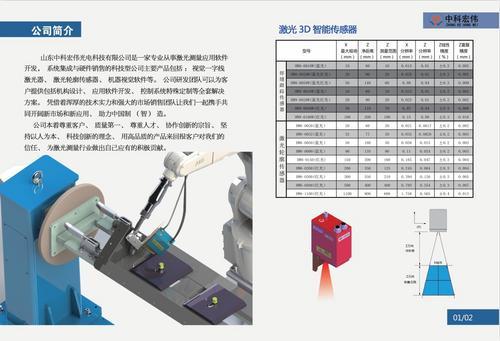 3D激光焊缝跟踪传感器用于机器人焊缝跟踪寻位