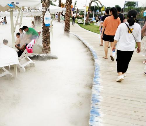 广场人造雾 高压细水雾降温加湿设备 雾森品牌造雾机