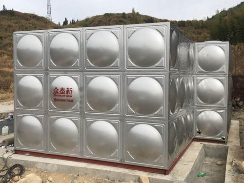 深圳小区不锈钢供水箱焊接组合方形储水池工程不锈钢水箱