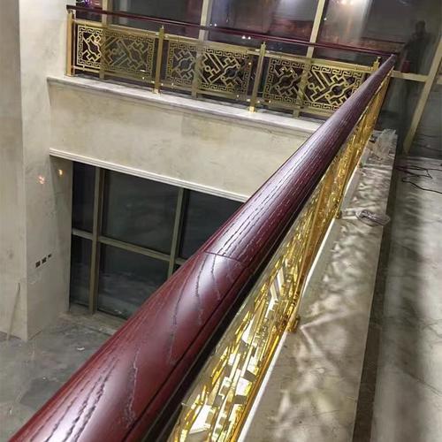 北京简欧铜艺楼梯扶手装饰效果图