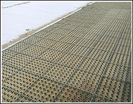​3.0cm屋面种植蓄排水板20mm蓄水板施工时到底哪面朝上