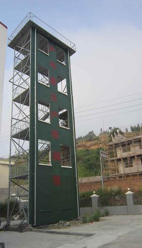 攀岩消防训练塔、六层消防训练塔、双窗训练塔定制