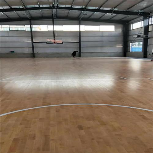 沧州体育木地板的施工方案 生产厂家悬浮安装