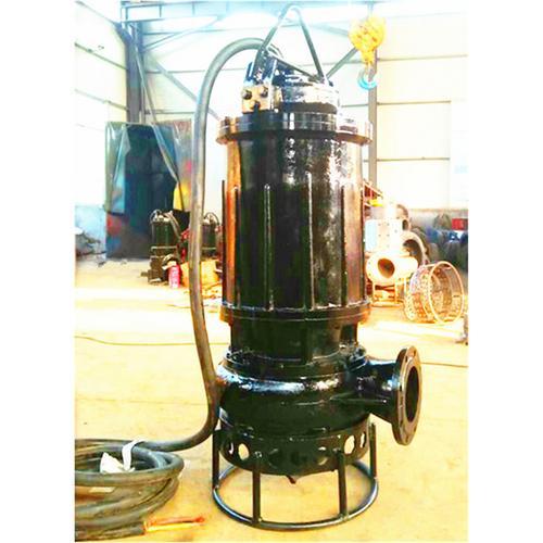 电厂用潜水高温渣浆泵_搅拌型煤泥泵_耐磨耐热排渣泵