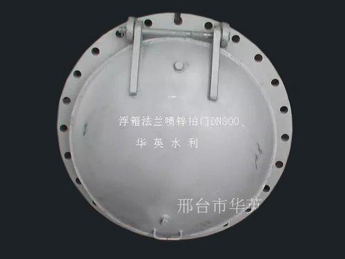 华英促销浮箱式喷锌钢拍门dn200-dn2000