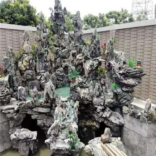 武汉峰石园林假山造景石日式庭院摆景
