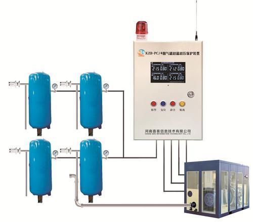 供应山西空压机风包超温保护装置壁挂式一控四