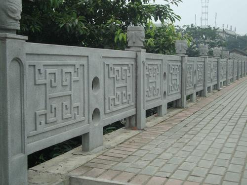石材栏杆，青石栏杆，花岗岩栏杆，铸造石栏杆护栏