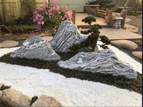 雪浪石切片制作 泰山石雪浪石厂家 园林景观自然雪浪石