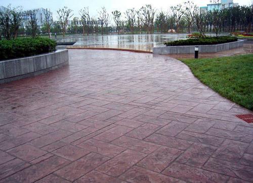 北京艺术复古混凝土彩色压花地坪模具材料生产