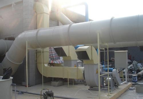 西安PP风管 通风管道 化工废气管道 pp塑料风管加工定制厂家