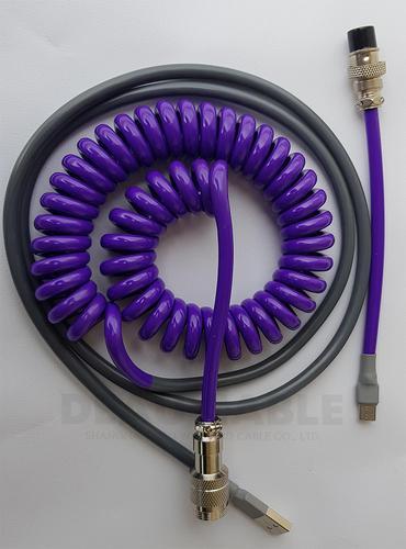 2*1.5 两芯1.5平方高回弹性螺旋电缆