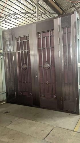 西安玻璃铜门制作厂家 欧式铜玻璃门价格