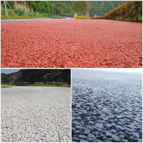 山东景区彩色沥青路面彩色地坪材料增强剂保护剂
