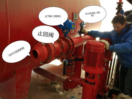 气体顶压消防给水设备(气压罐)的工作原理