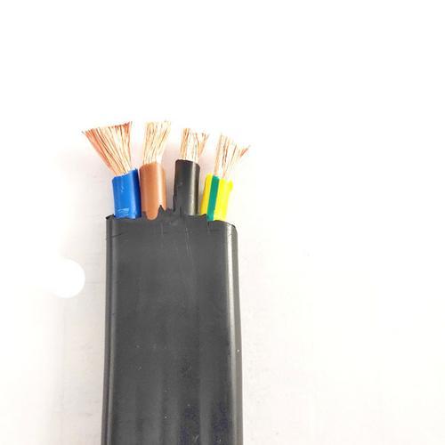扁电缆，4芯0.75平方耐酸碱，耐寒耐油扁平电缆