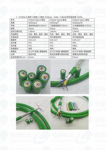 profinet通讯电缆四芯水晶接头和接线方法