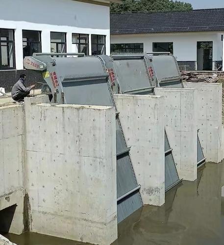 雨水泵站用回转式格栅清污机、粗格栅、细格栅