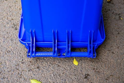 厂家批发120L环卫垃圾桶 带轮移动式 可挂车型垃圾桶