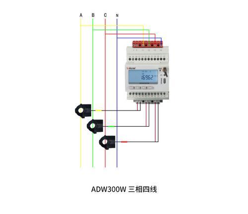 低压网络计量仪表 ADW300/C分项电能计量RS485通讯