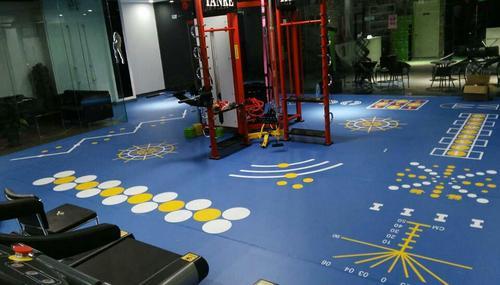 健身房地垫、4mm塑胶地板、健身俱乐部地板