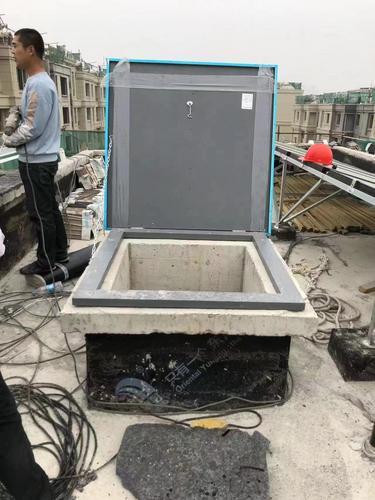 北京海达屋面上人孔做法铝合金检修孔成品定制
