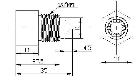 3/8″NPT耐高温耐腐蚀光电液位开关 超低功耗 光电传感器