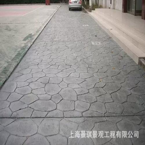 江西高耐候水泥压花地坪强化剂C30混凝土压模路面施工