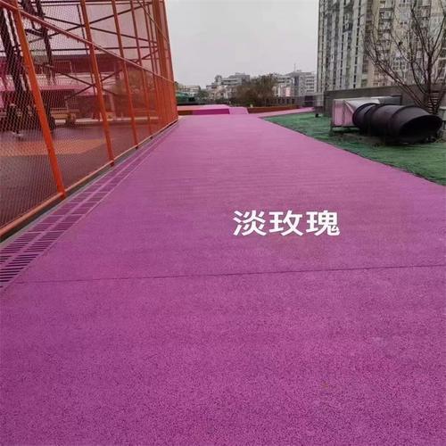上海宝山区公园道路透水混凝土地坪彩色透水路面包工包料