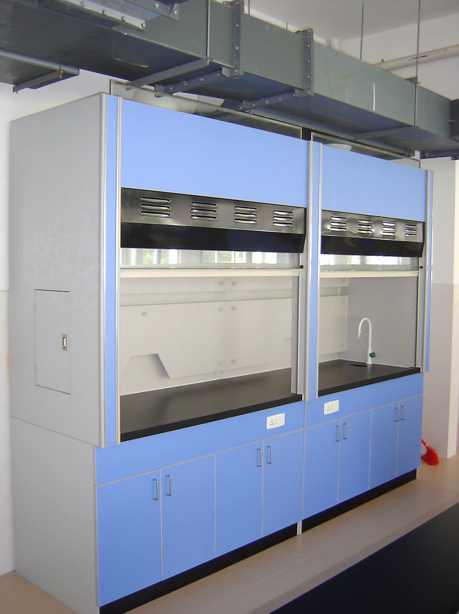 通风柜防城港实验室中央台凭祥实验室家具实验凳药品柜