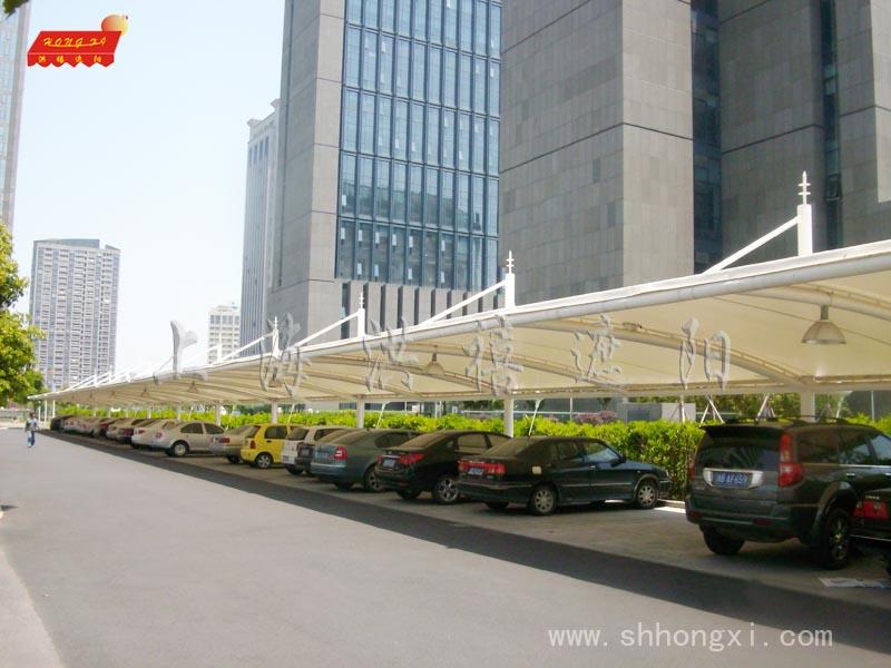 上海停车棚制作车篷南京车蓬雨篷上海遮阳篷遮阳伞